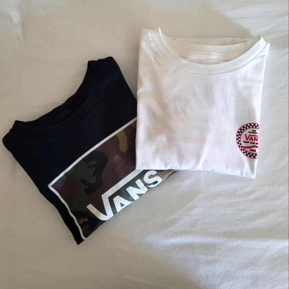 Boys Van's t shirts